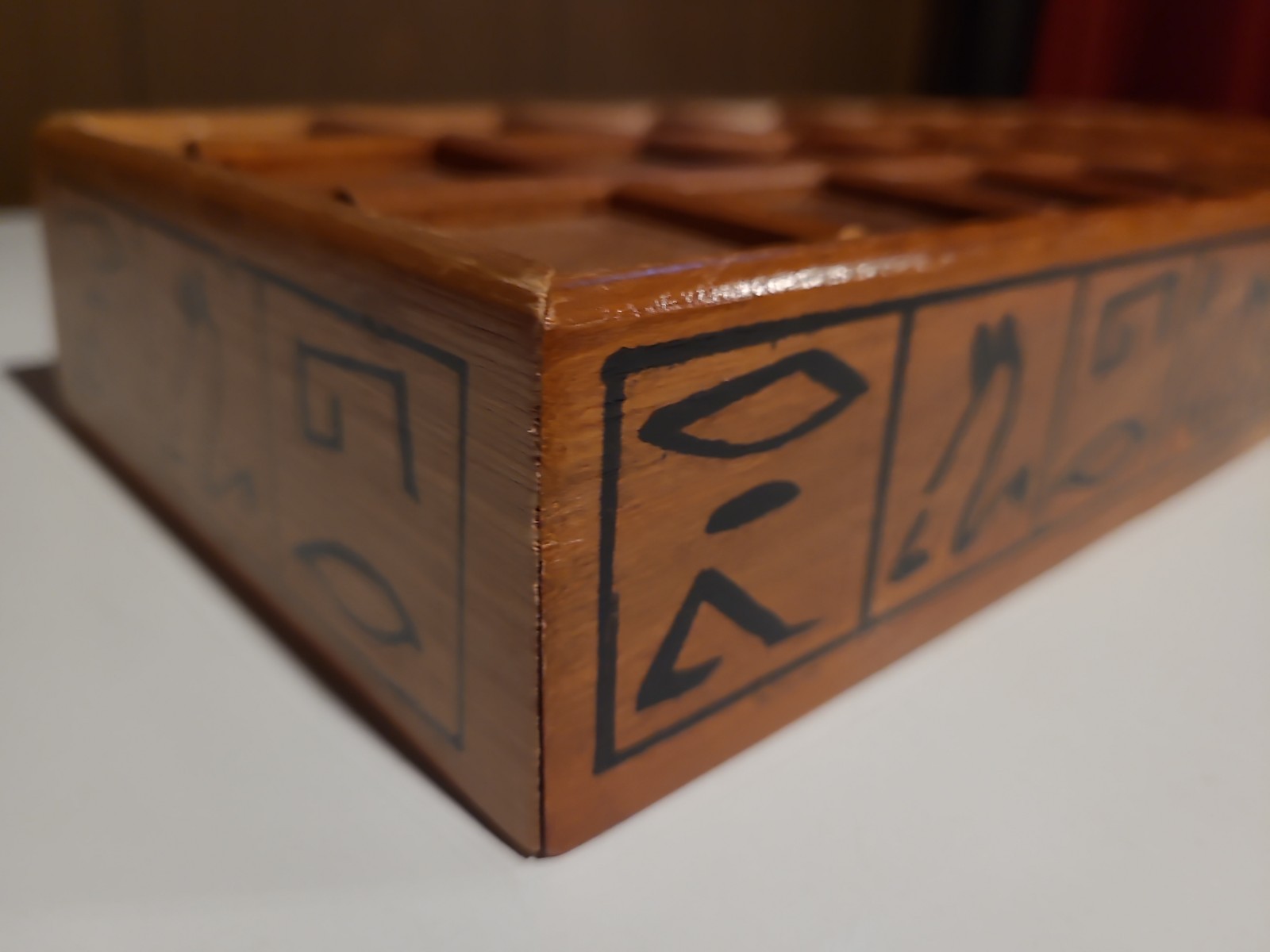 Senet Game Wood Expressions The Favorite Game Of Egyptian Pharaohs Mint Cond