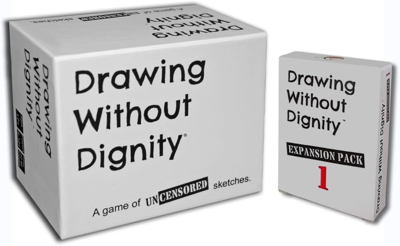 Drawing Without Dignity Combo Pack: Party Game + Expansion Pack 1 – A Twisted Fu