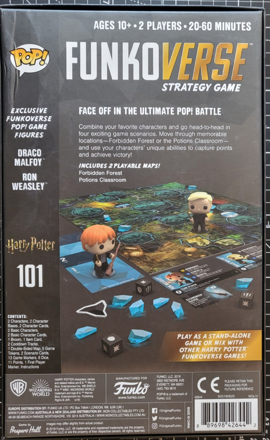 2 POP! FunkoVerse Strategy Game (Harry Potter / Complete in Box) Great Cond.