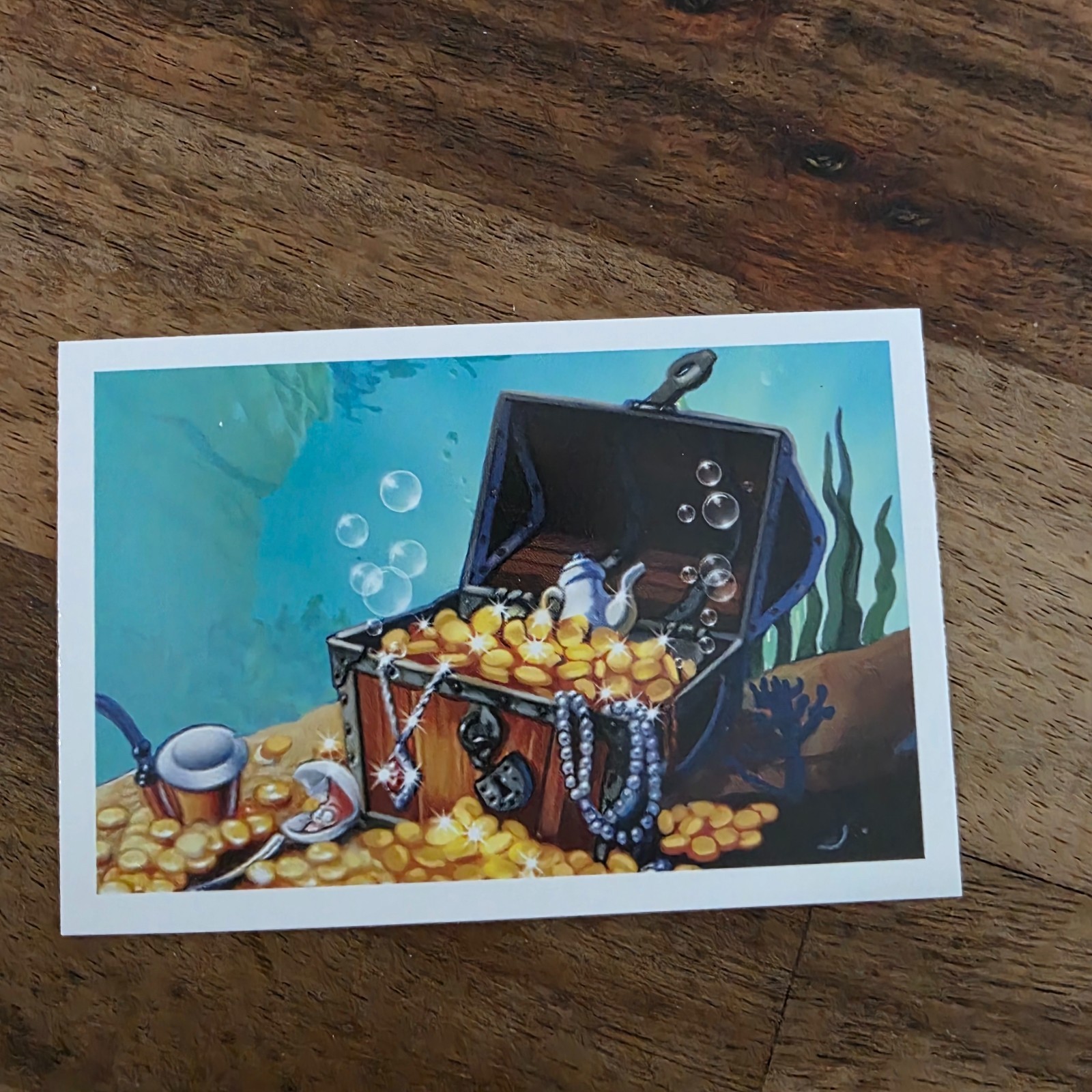 Monopoly Disney The Little Mermaid Edition Treasure Trove card only