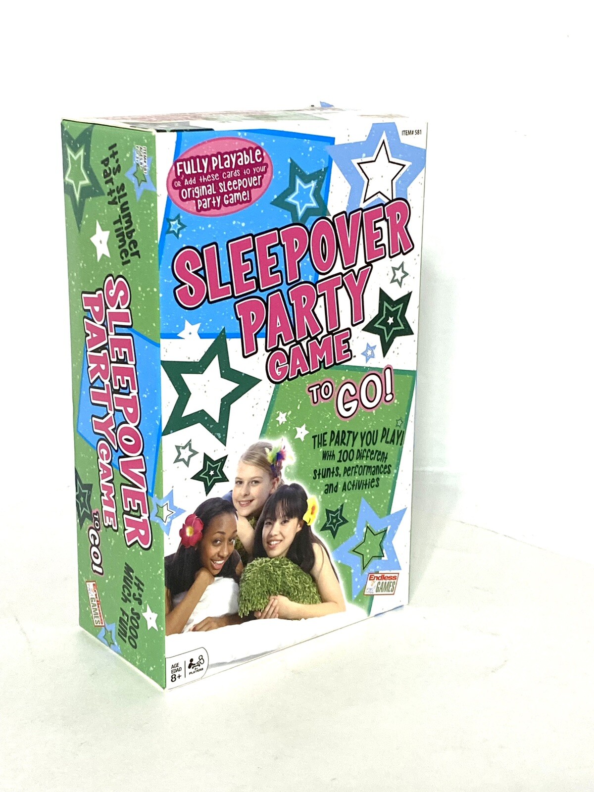 Sleepover Party Game To Go! Fun Girls Night Game Card Party Group