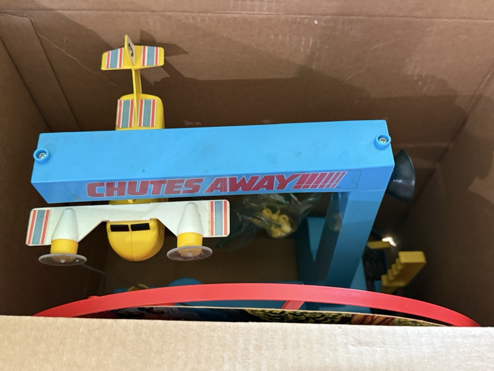 Vintage 1977 Gabriel Chutes Away Air-Rescue Target Game Complete Works!