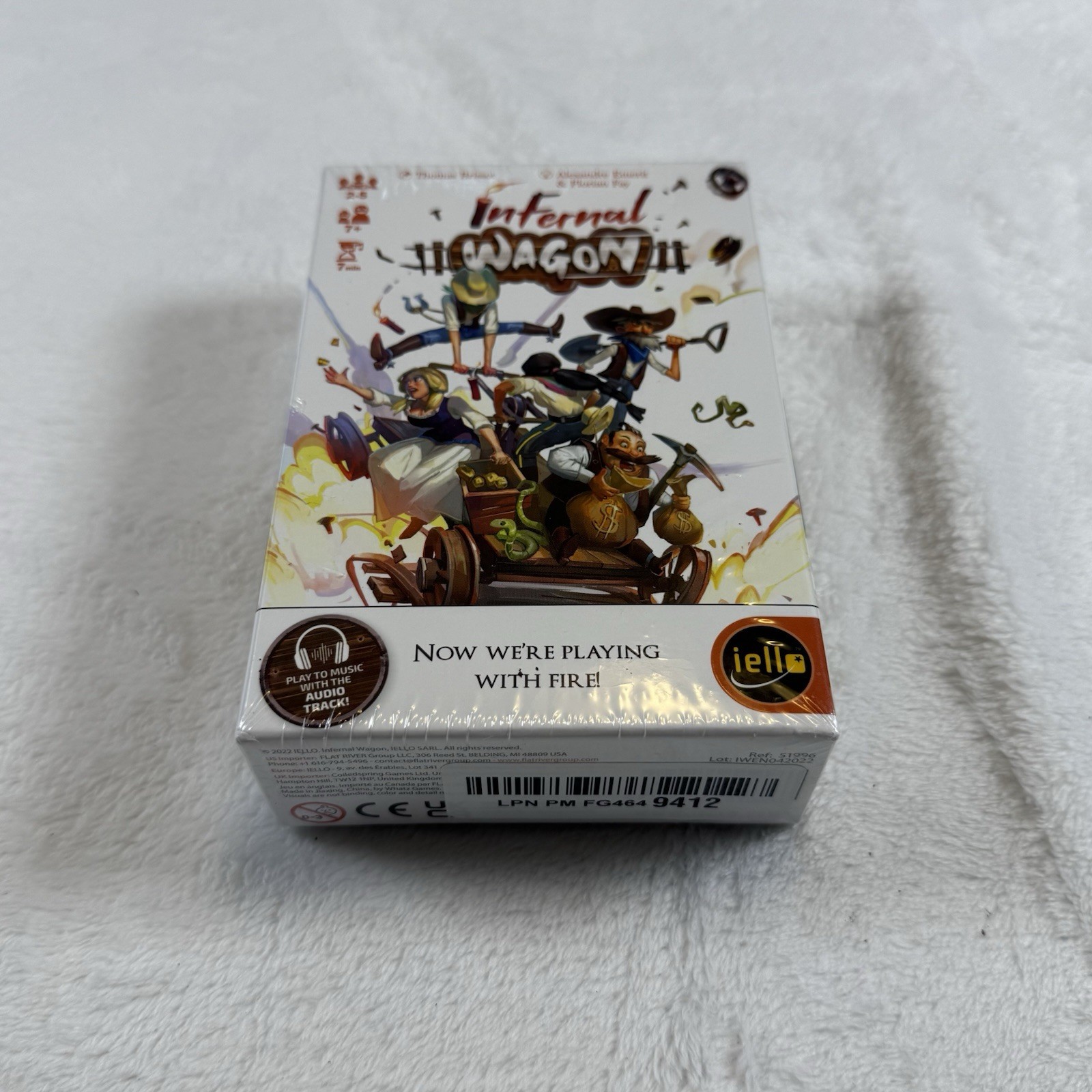 Infernal Wagon Board Game IELLO New Sealed Cooperative Card Game 2-5 Players
