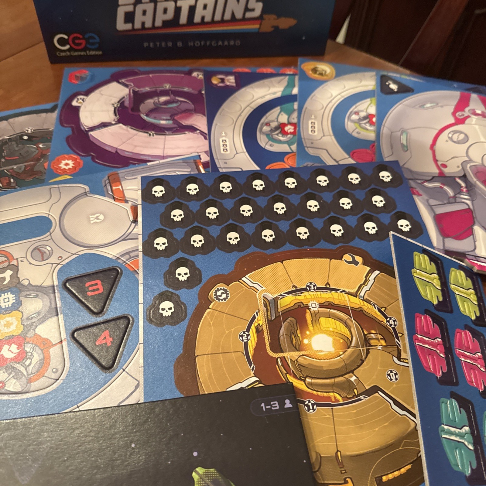 Starship Captains • Board Game • NEW Open Box • CGE Czech Games Edition