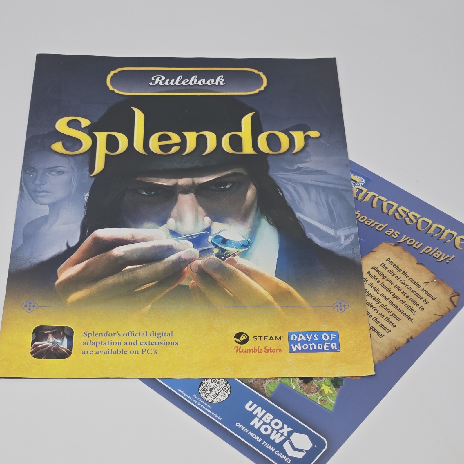 Splendor Board Game Space Cowboys Strategy Card Game Complete Marc André