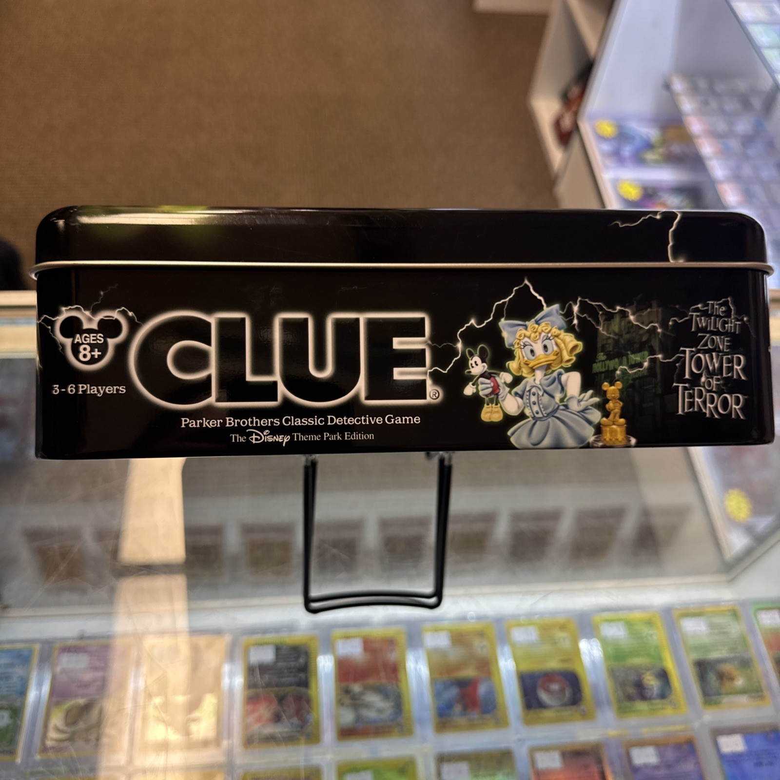 Clue The Twilight Zone Tower of Terror Detective Game Disney Theme Park Tin New