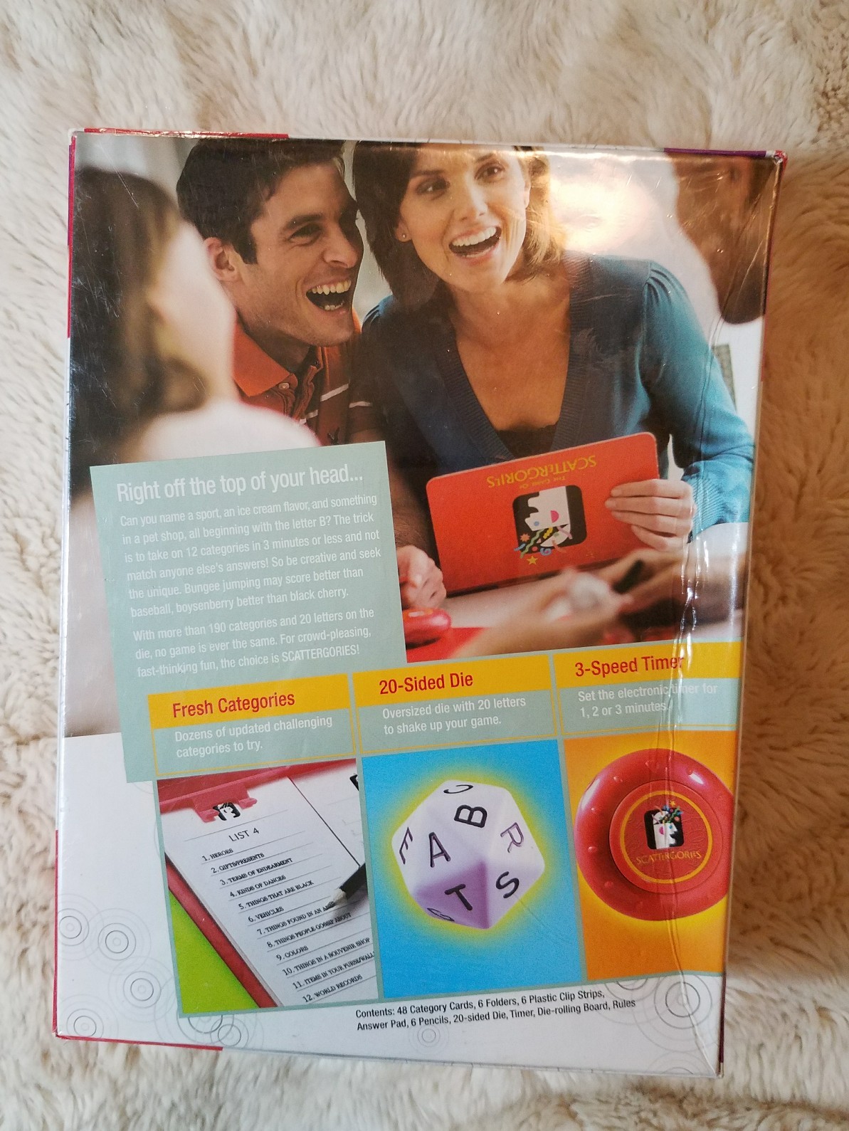 The Game of Scattergories 2009 Parker Brothers New Sealed