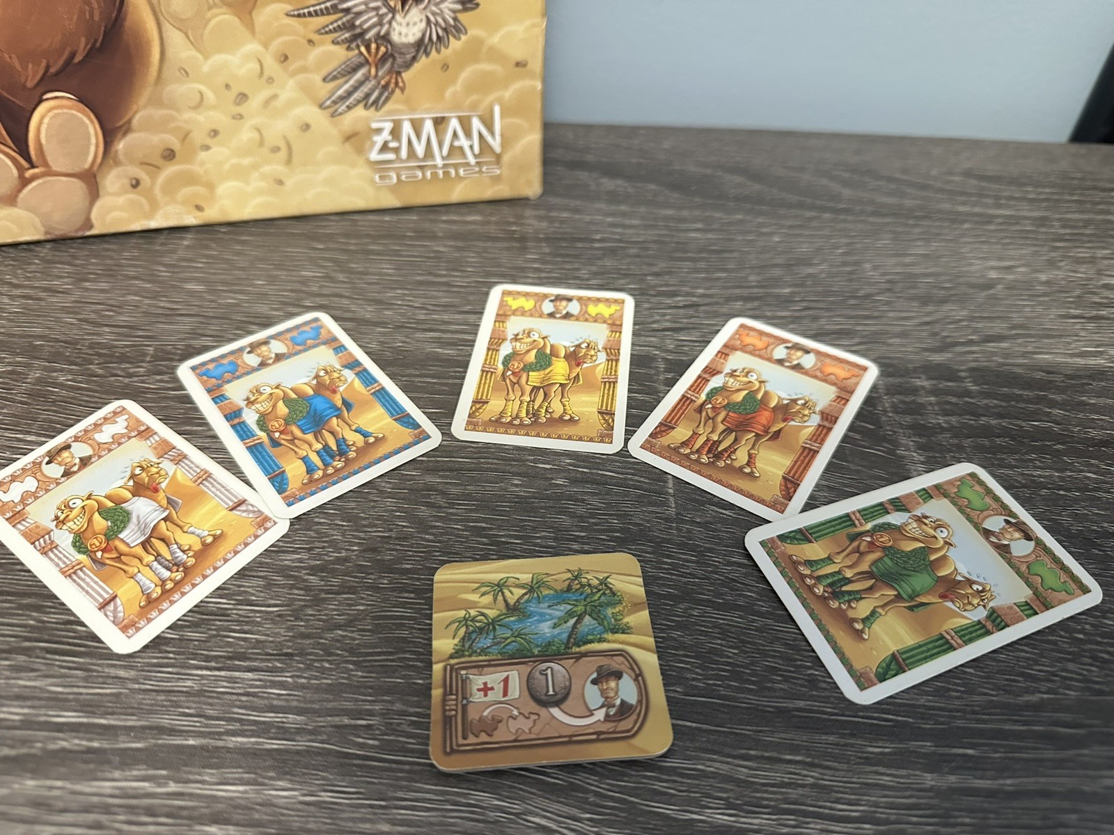 Camel Up Board Game First Edition Replacement Betting Card & Oasis/Desert Tile