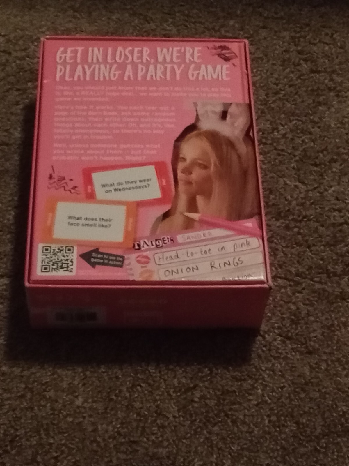 MEAN GIRLS – Burn Book A Party Game Board Game New!