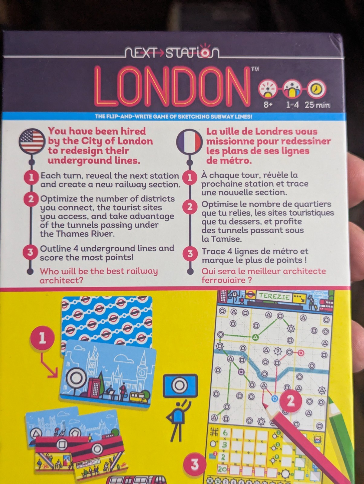 NEXT STATION LONDON Family Board Card Game 100% COMPLETE 2022 AWARD WINNER