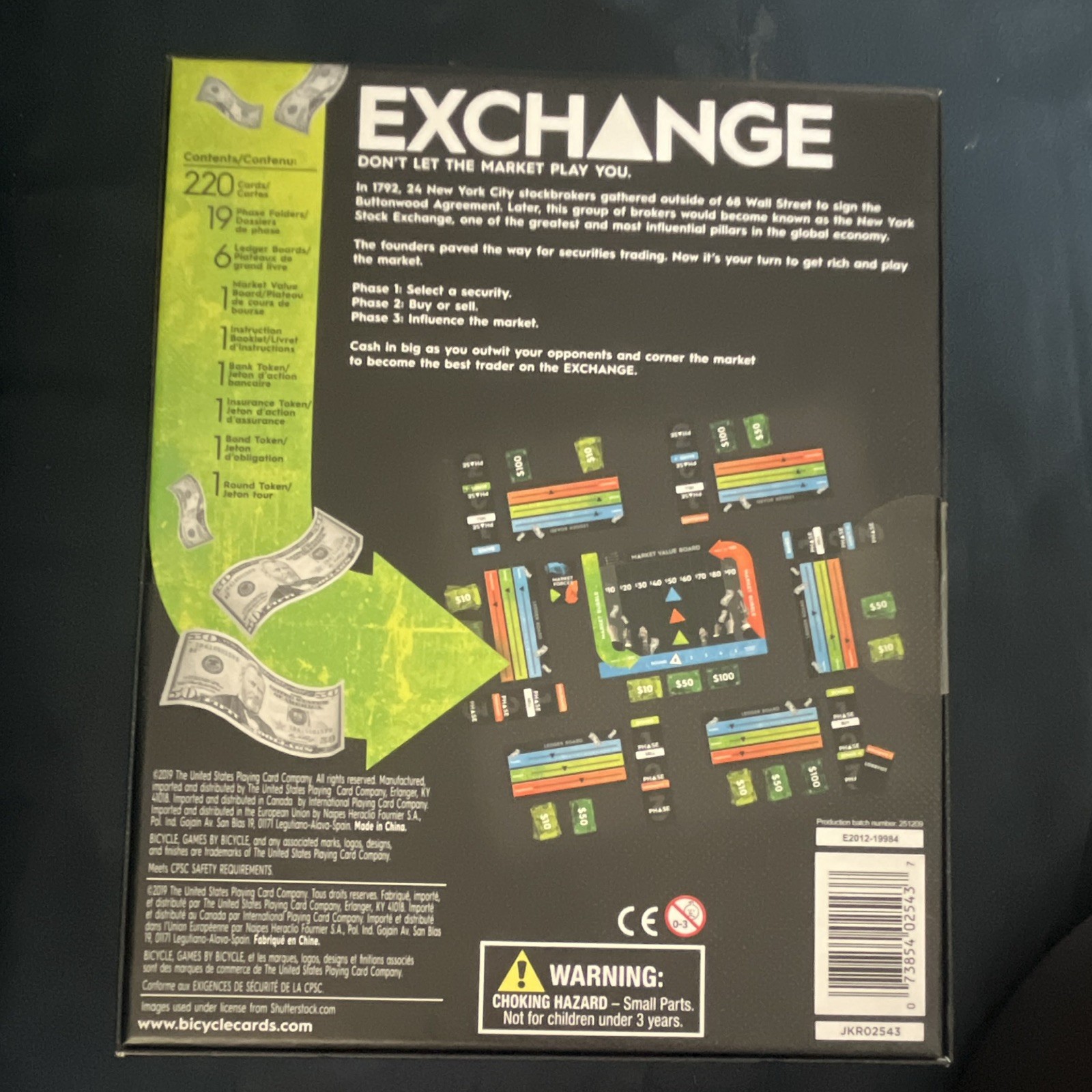 Bicycle Exchange Strategy Game, Finance Theme, English, Ages 10+
