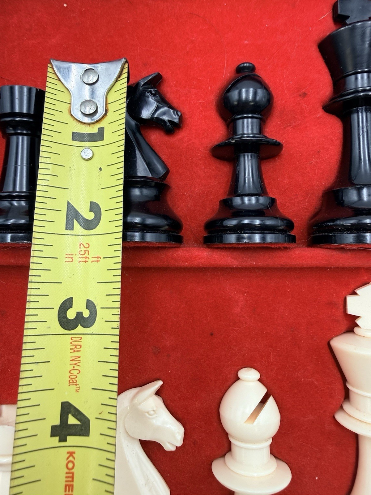 Vtg Deluxe Chess Set 1968 Selchow & Righter Complete In Box SelRight Felt Bottom