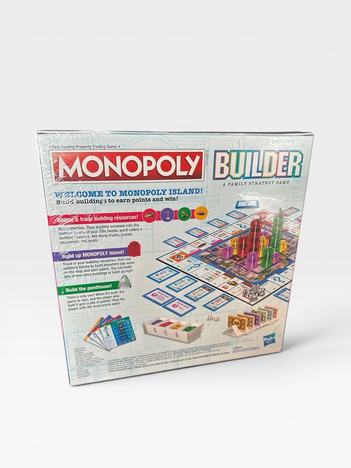 Monopoly Builder Board Game Hasbro F1696 NEW Sealed Discontinued Family Game
