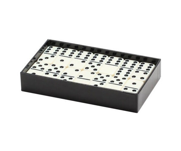 Dominoes Double 6 Six Professional Size Ivory Color Tile