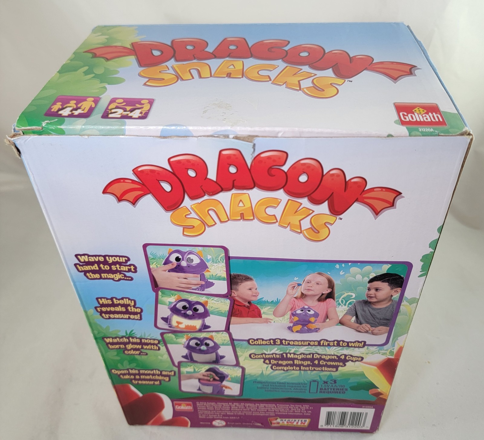 Dragon Snacks Game Electronic Works Includes 12 Playing Pieces Missing Wings