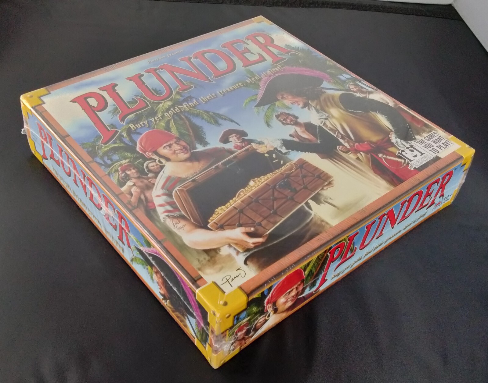 PLUNDER Board Game – Bury Yer Gold, Find Their Treasure, Steal It First! – NEW