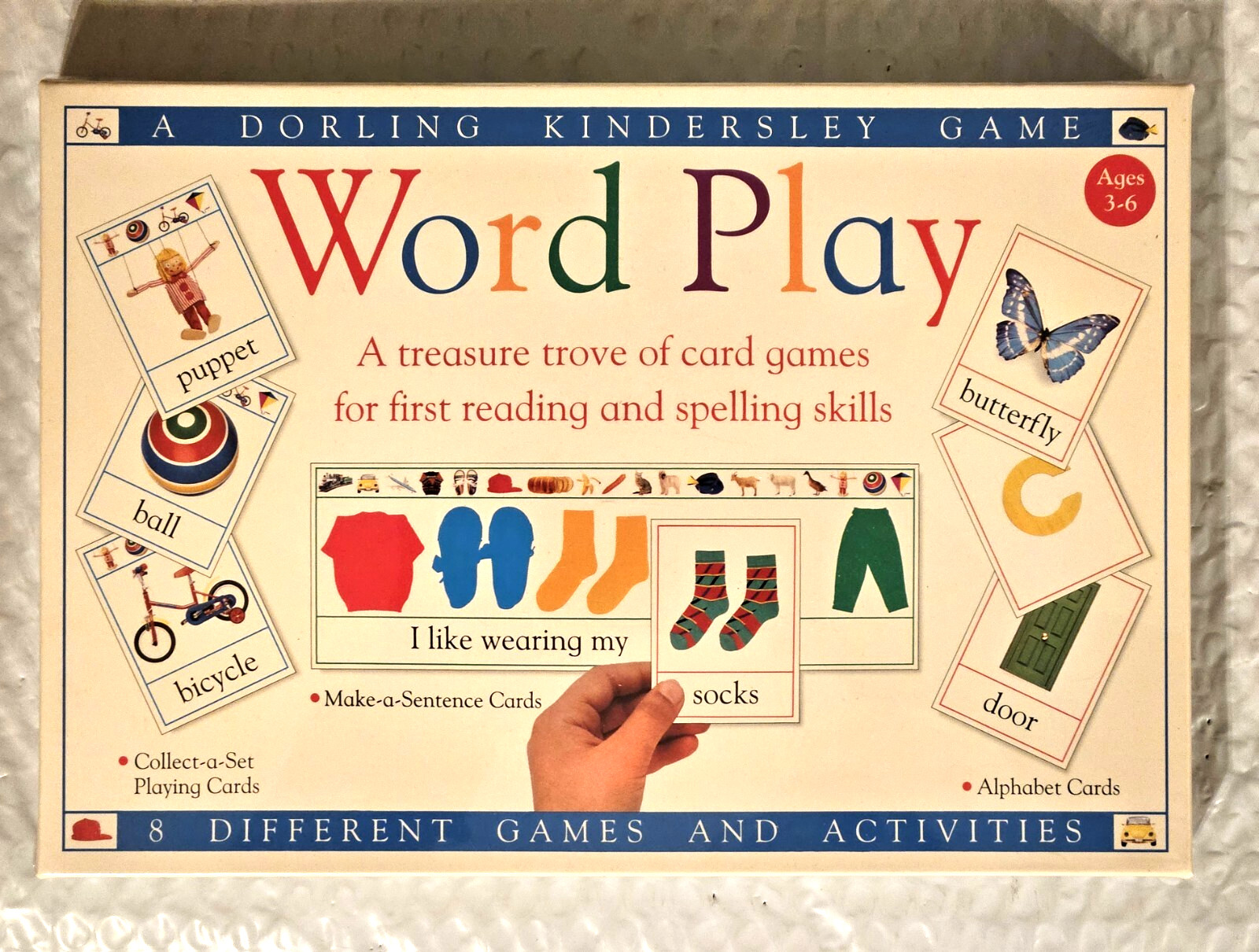 Dorling Kindersley Word Play Game – Reading & Spelling Skills – 8 Activities