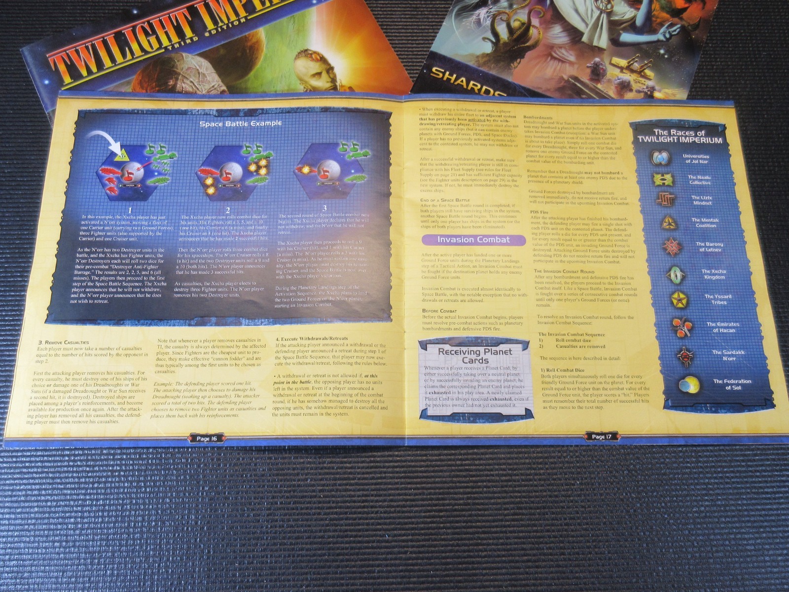 Lot of Twilight Imperium 3rd Ed w Both Expansions 2011 FFG Board Game Complete