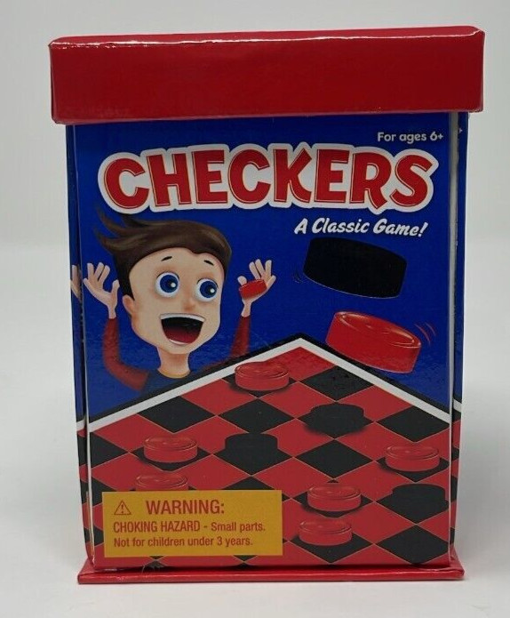 International Play Things Checkers Size: 3 x 3 x 4 inches