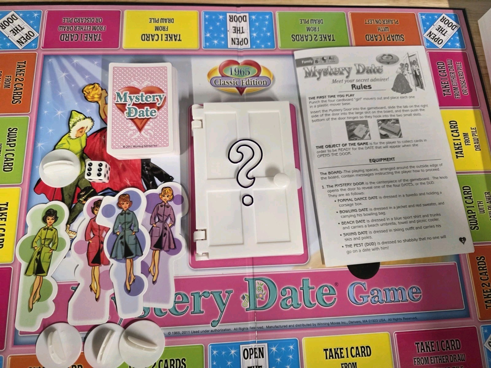 Mystery Date Game 1965 (Hasbro, 2011 Version) – Complete