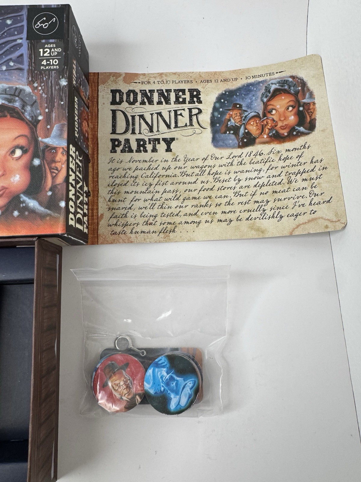 Donner Dinner Party Game A Rowdy Game Of Frontier Cannibalism