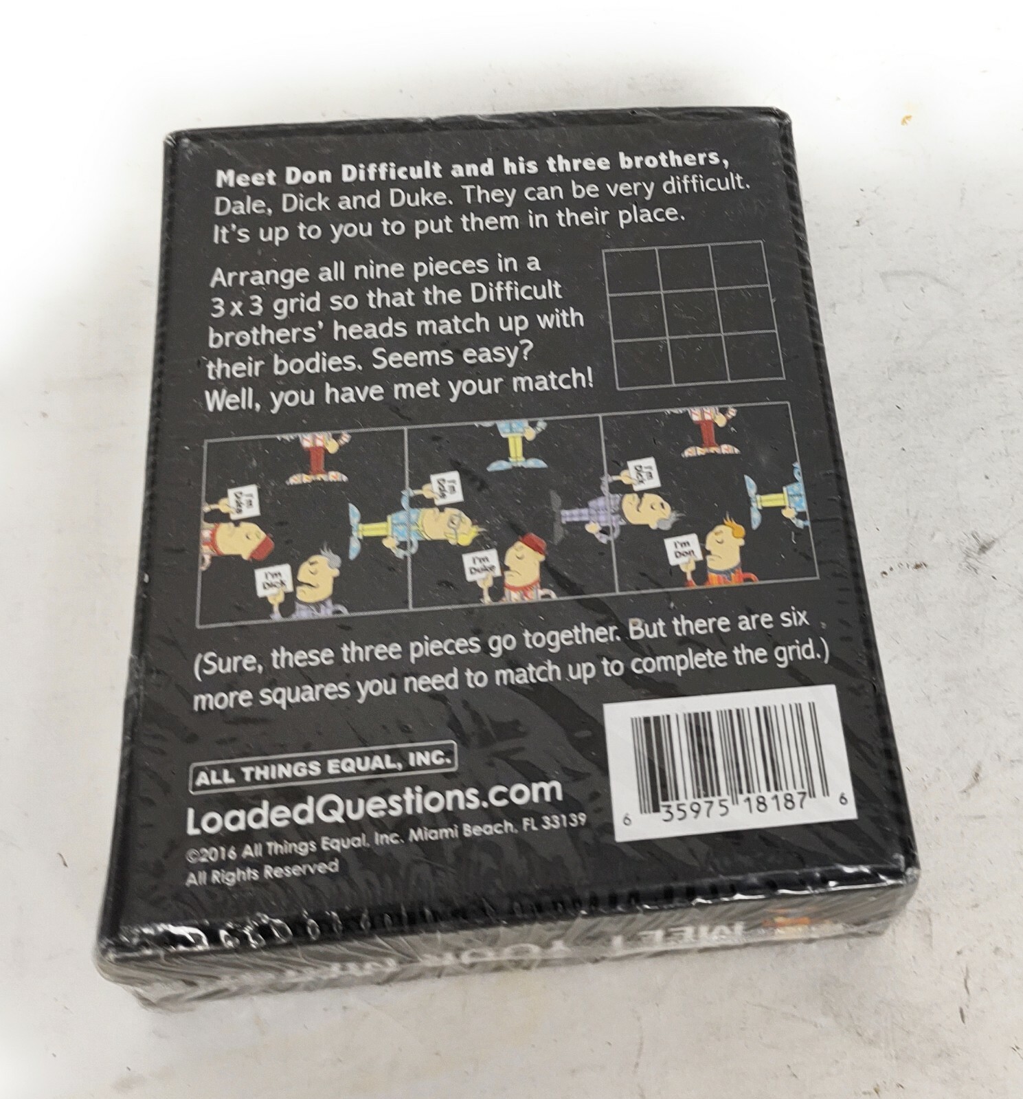 Meet Your Match 9 Piece Puzzle Challenging Game Ages 10 to Adult