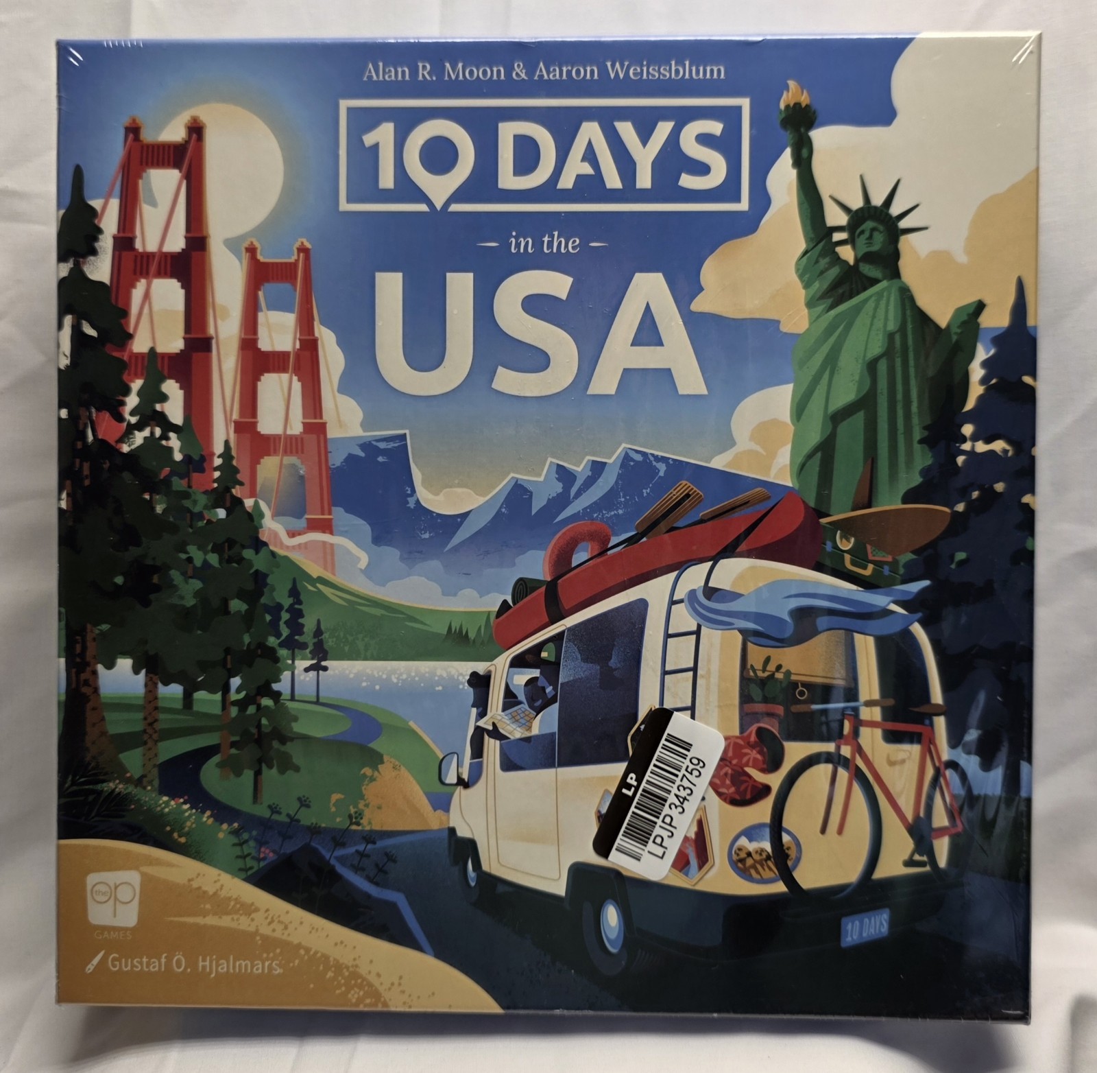 10 DAYS IN THE USA – NEW UNOPENED Board Game 2024 Alan Moon 8+ 2-4 Players