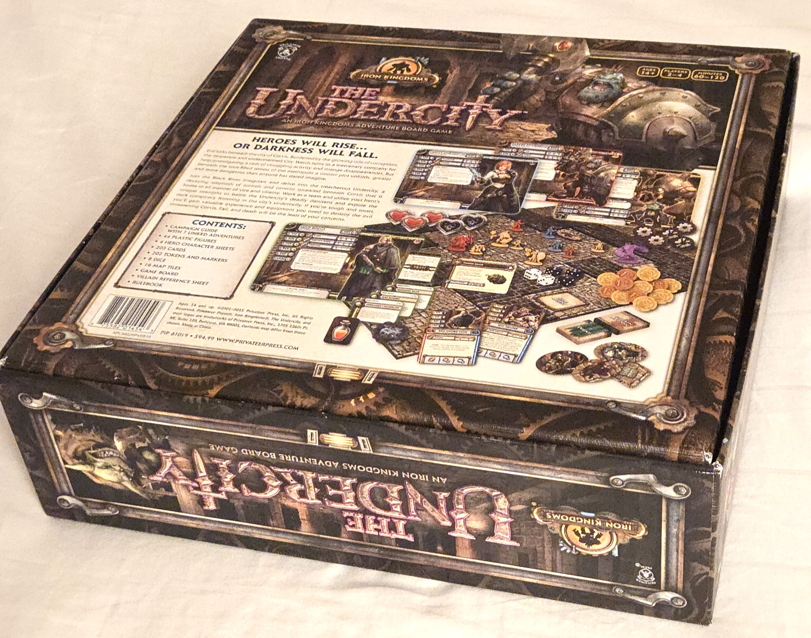 The Undercity: An Iron Kingdoms Adventure – Privateer Press 2015 – Complete VG