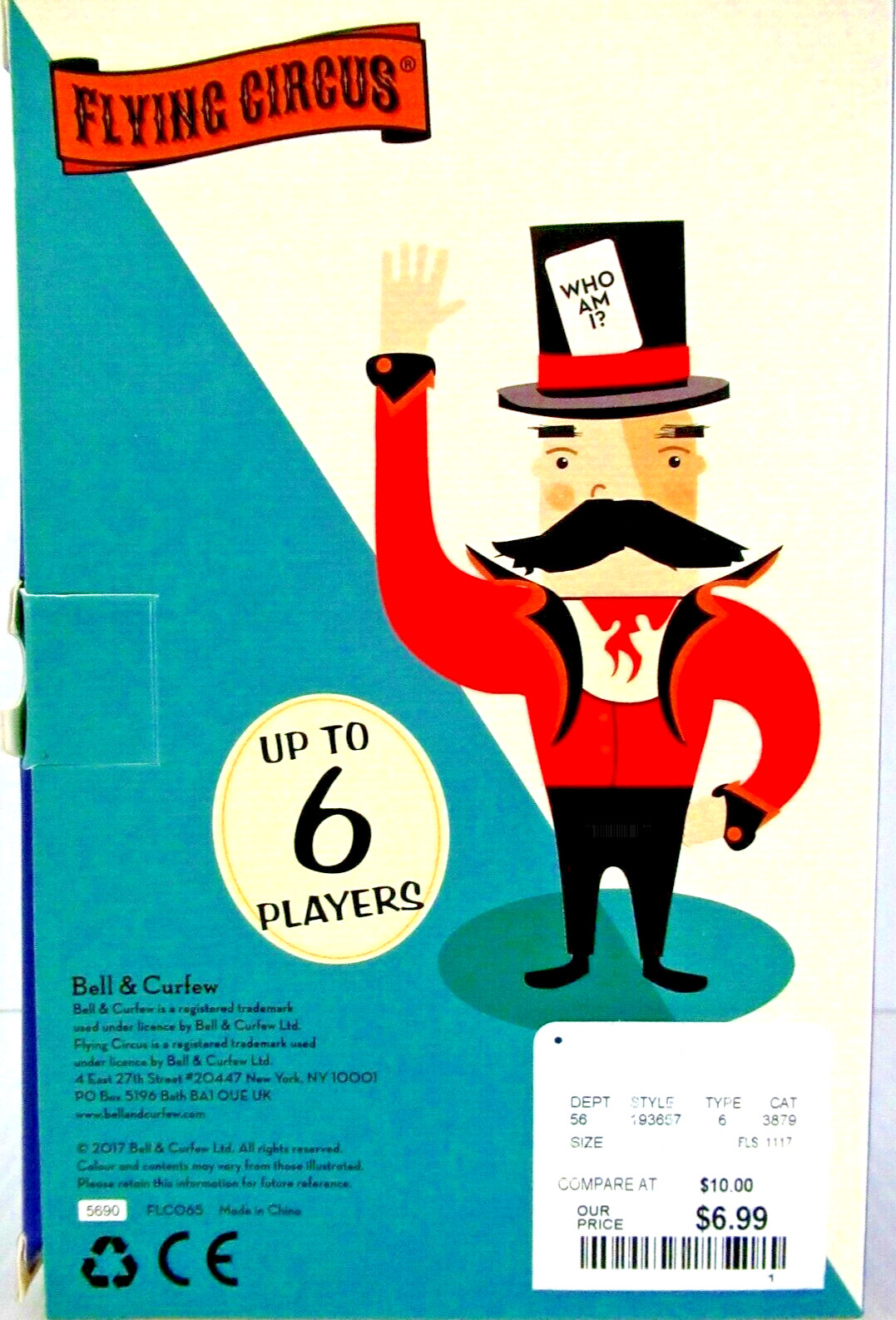 FLYING CIRCUS “WHO AM I? / GUESSING GAME” ~ (150 CELEBRITY NAME CARDS) ~ **NEW**