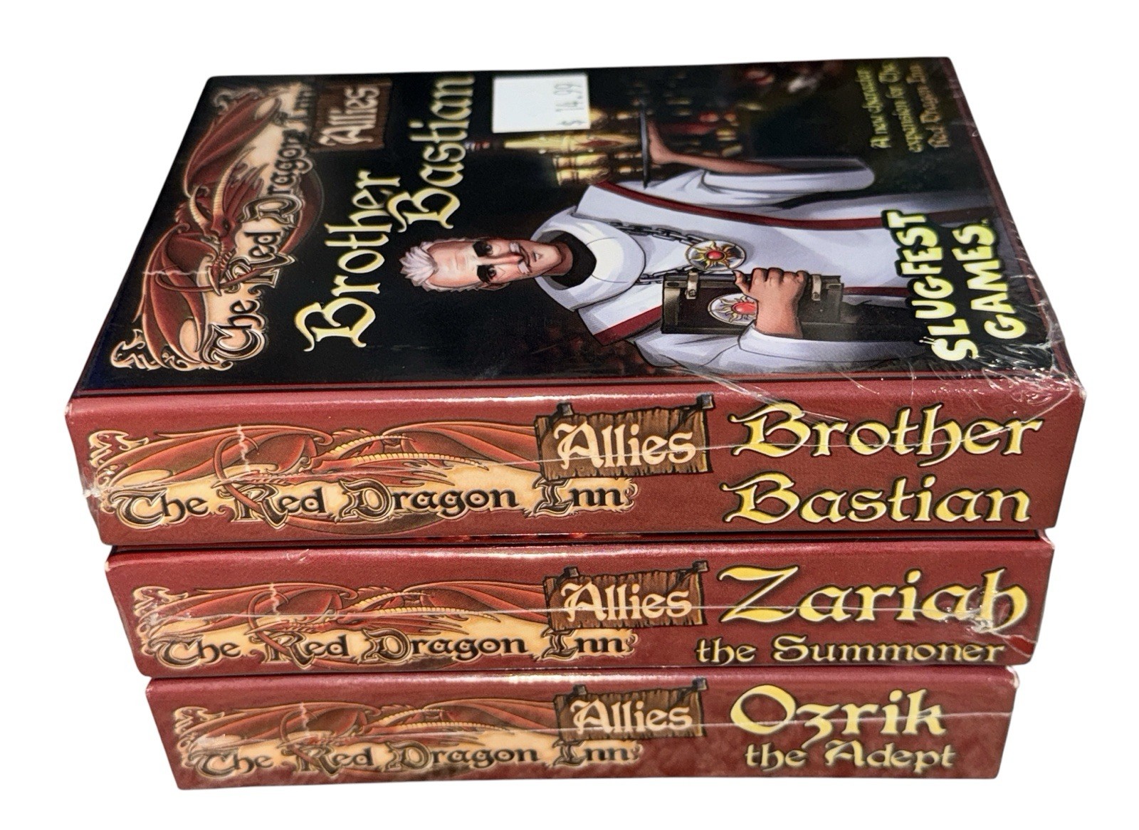 Red Dragon Inn ALLIES Expansion Lot SLUGFEST GAMES Ozrik-Zariah-Brother Bastian