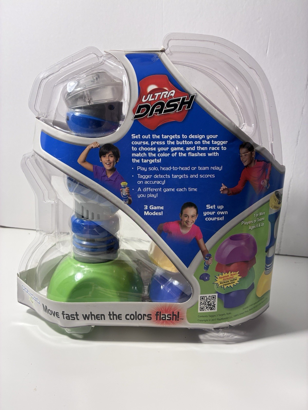 Ultra Dash Electronic Tagging Game Playmonster Move Fash Color Flash NEW