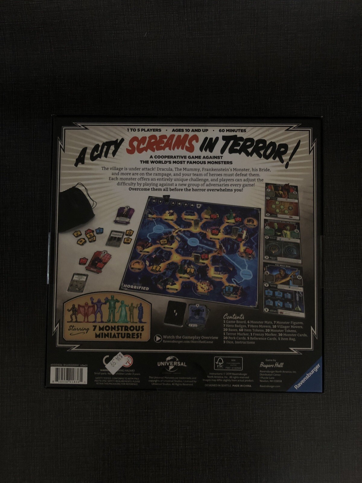 Horrified – Universal Monsters – A Cooperative Strategy Game By Prospero Hall