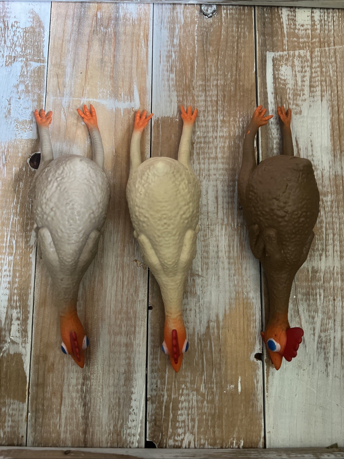 University Games Corporation Rubber Chicken Replacement Game 8 Inches Lot Of 3