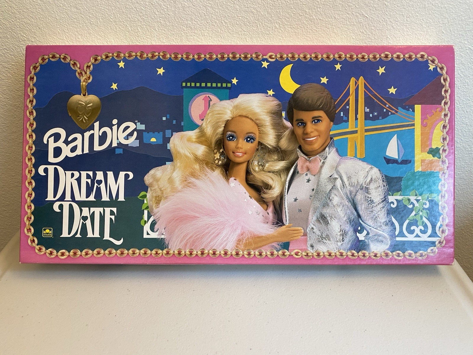COMPLETE Barbie Dream Date Board Game 1992 Golden Ken Dolls
