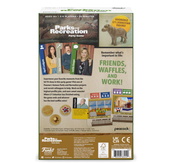 Funko Parks and Recreation Party Game,for ages 14 years – New & Sealed