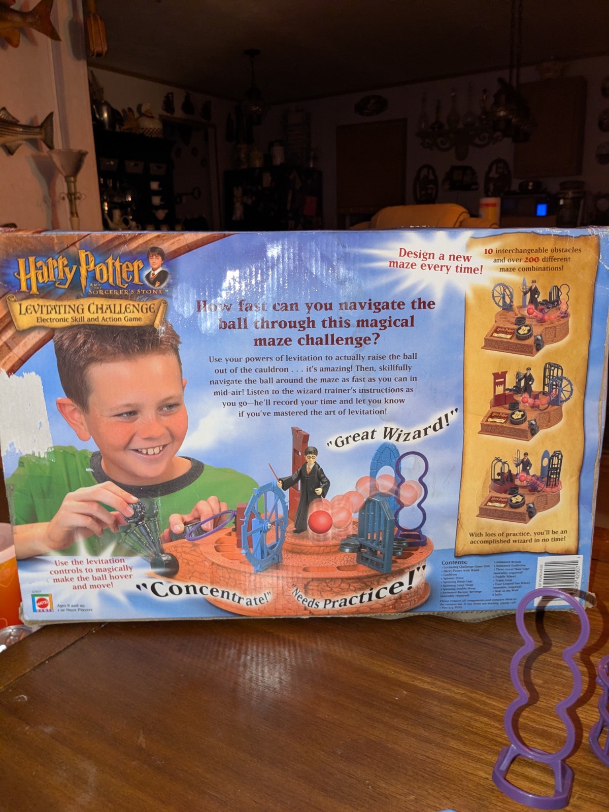 Harry Potter Levitating Challenge Game Electronic 42907 Has All Pieces Works
