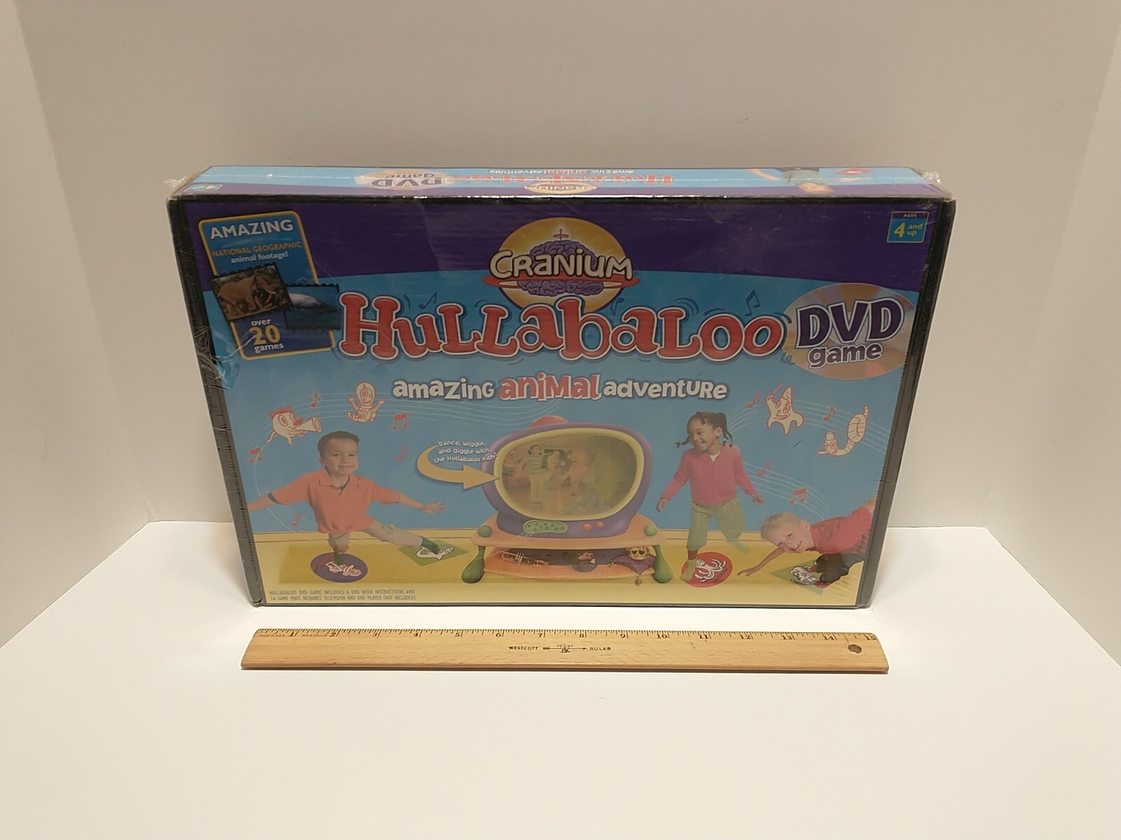 Cranium Hullabaloo Dance DVD Game Amazing Animal Adventure 4 and up New Sealed
