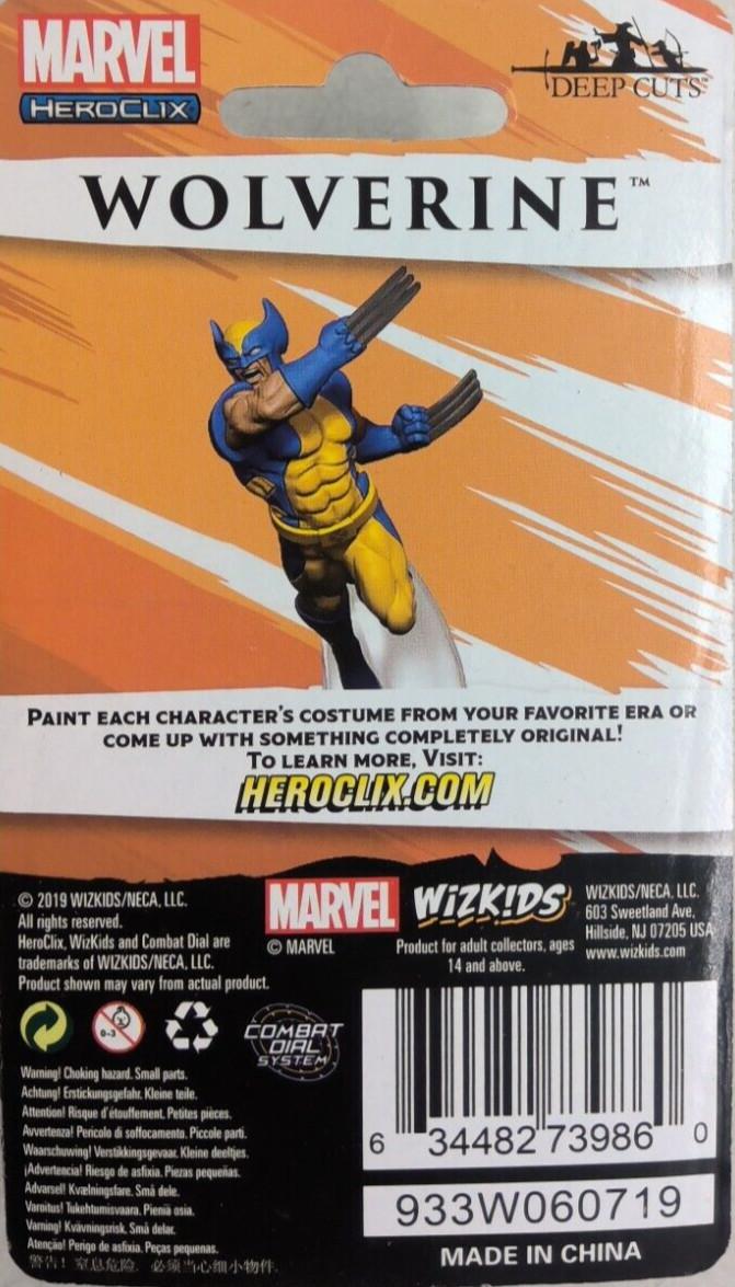 HEROCLIX MARVEL MINIATURES BRAND NEW ~ WOLVERINE