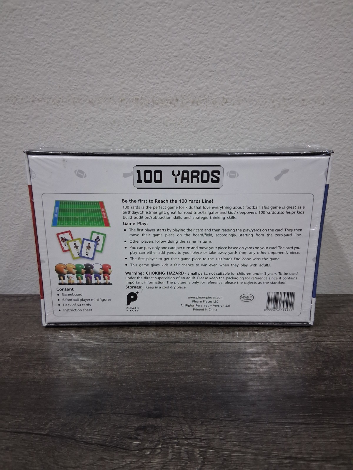 100 Yards Football Board Game | 2 to 6 Players | School, Birthday for Kids | …
