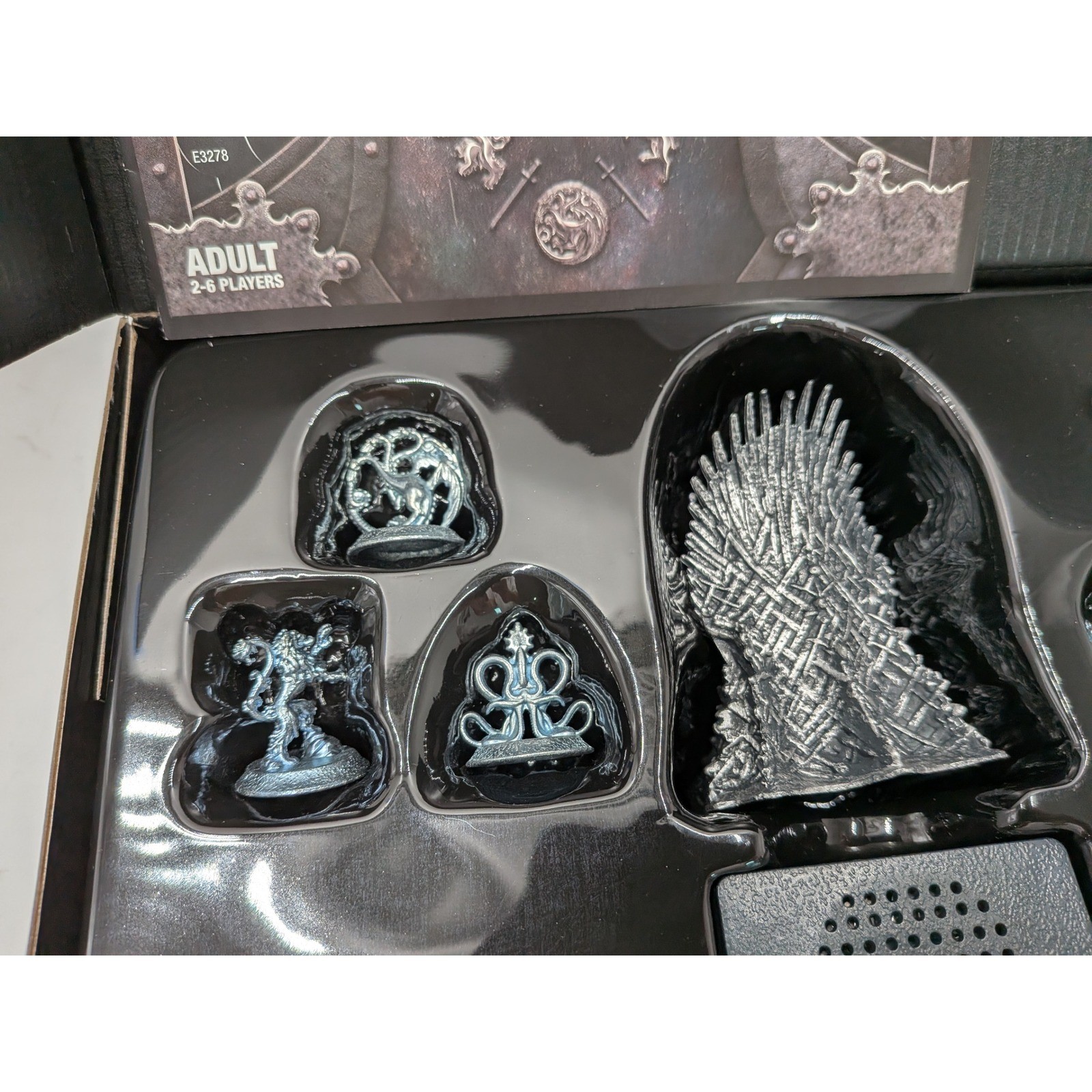 Hasbro Monopoly Game of Thrones Board Game Musical Iron Throne E3278 Complete