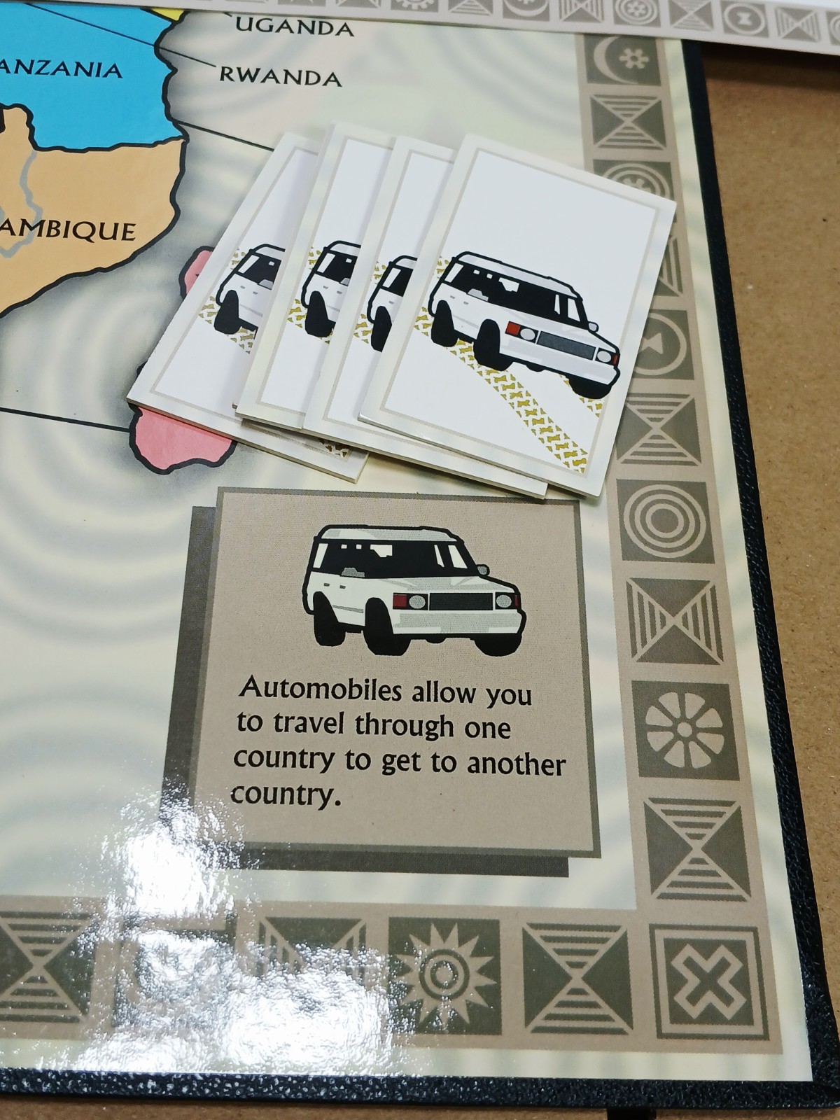2003 10 DAYS IN AFRICA Board Game = Out of the Box Games = Complete