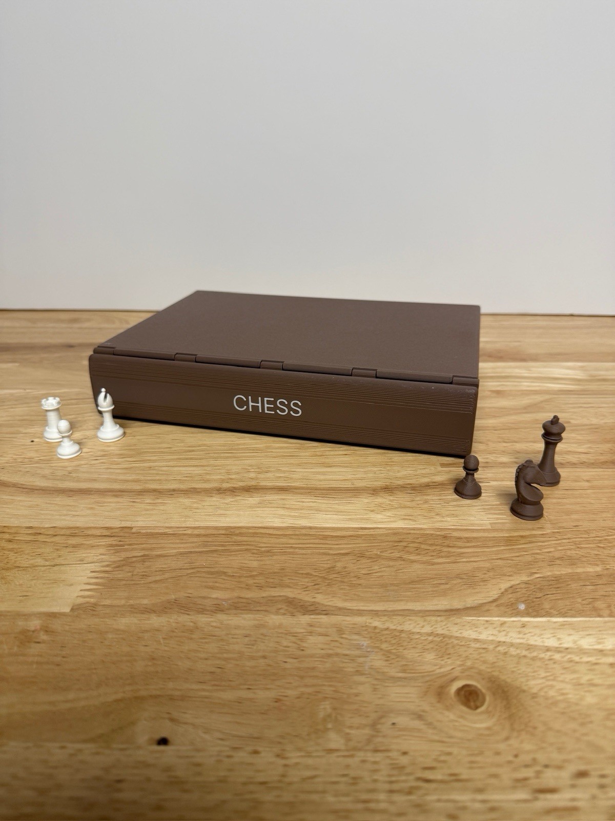 Book Board Game Set 7-in-1 Bookshelf Travel Games Chess Backgammon Mancala Gift