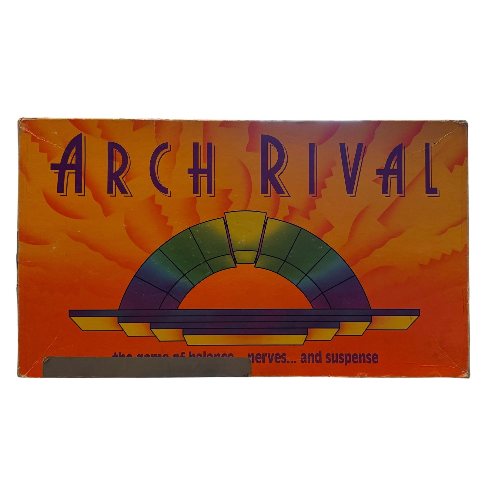 Parker Brothers Arch Rival Board Game Vintage 1992 Dexterity Balance Game