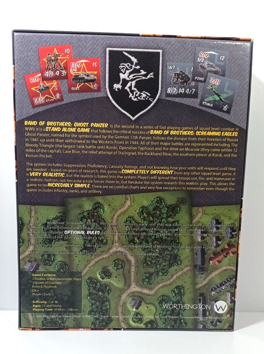 Band of Brothers Ghost Panzer Remastered Edition Worthington Games