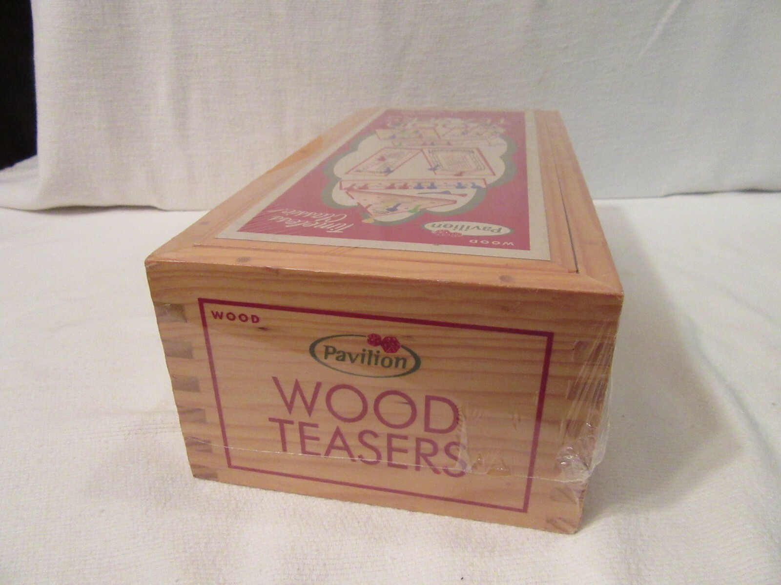 Pavillion Wood Game Set, Brain Teasers, NIB, Classics, Roll-em, Tic Tac Toe, etc