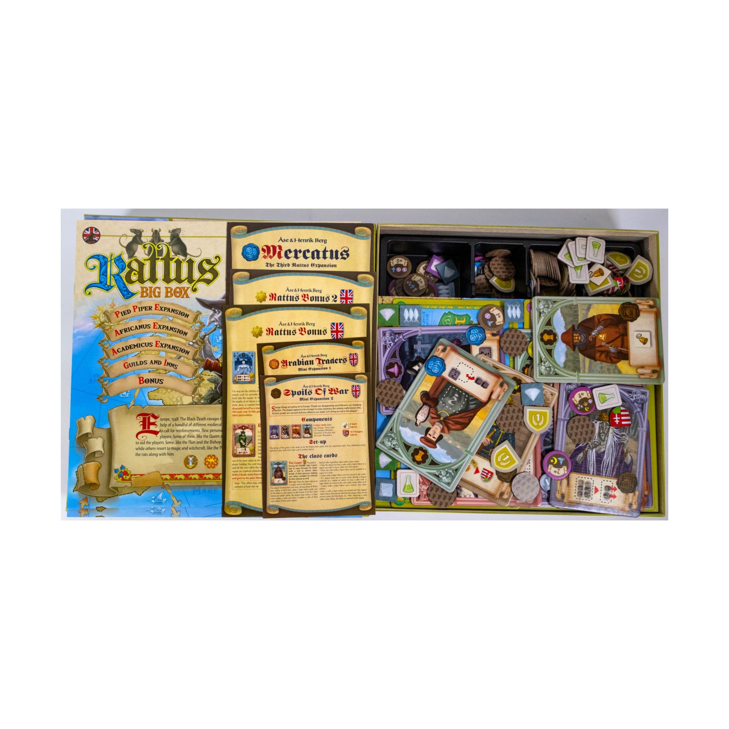 Z-Man Rattus Collection #6 – Big Box + 3 Expansion! EX/NM