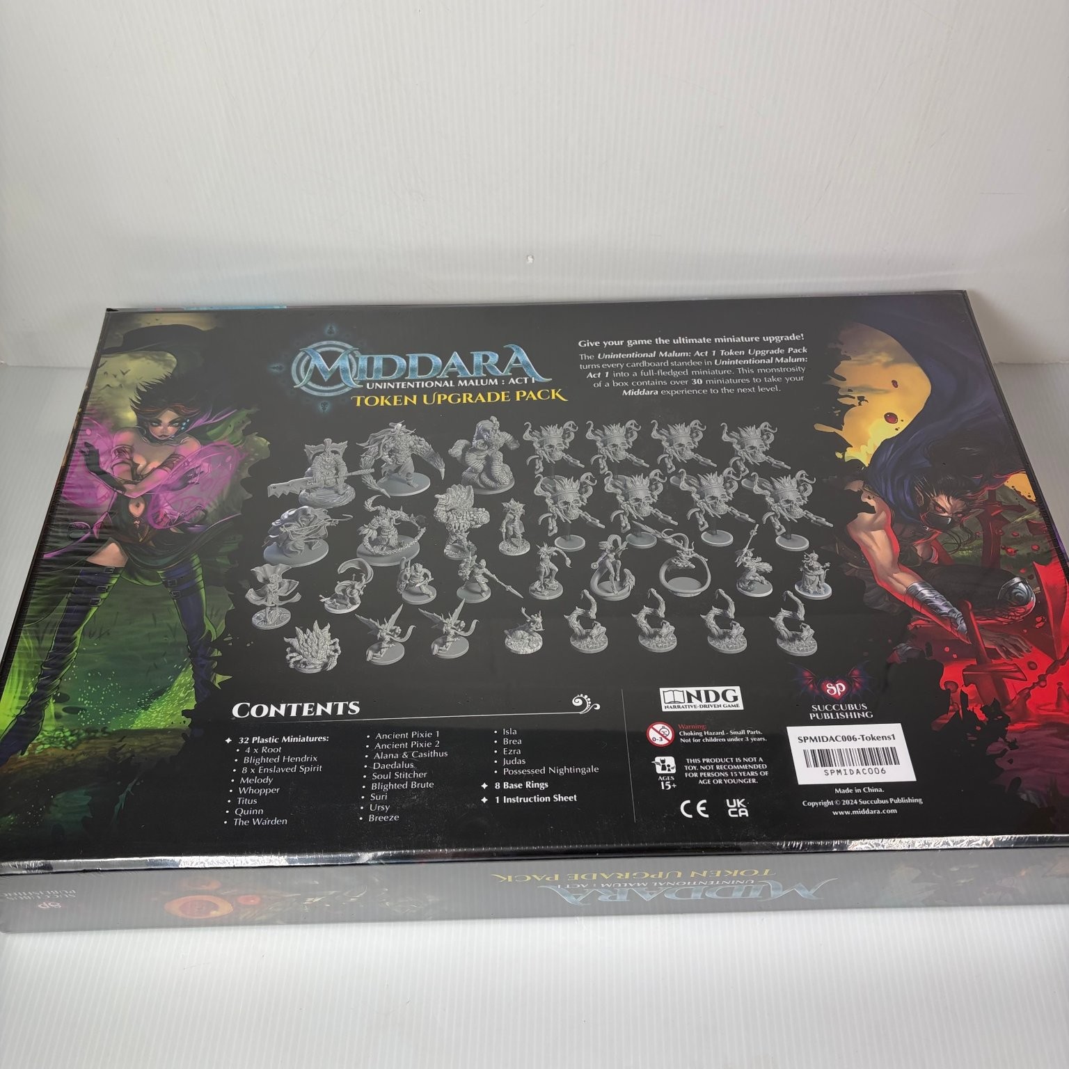 Middara Unintentional Malum Act 1 Token Upgrade Pack Succubus Publishing 2018