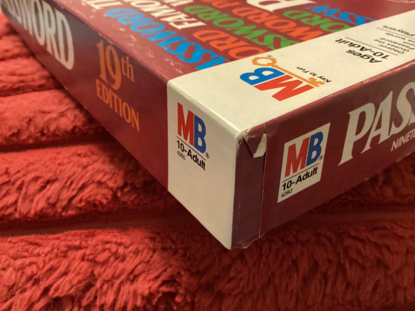 PASSWORD COMPLETE GAME, 19th EDITION, 1978, MILTON BRADLEY/ FREE POSTAGE!!!!