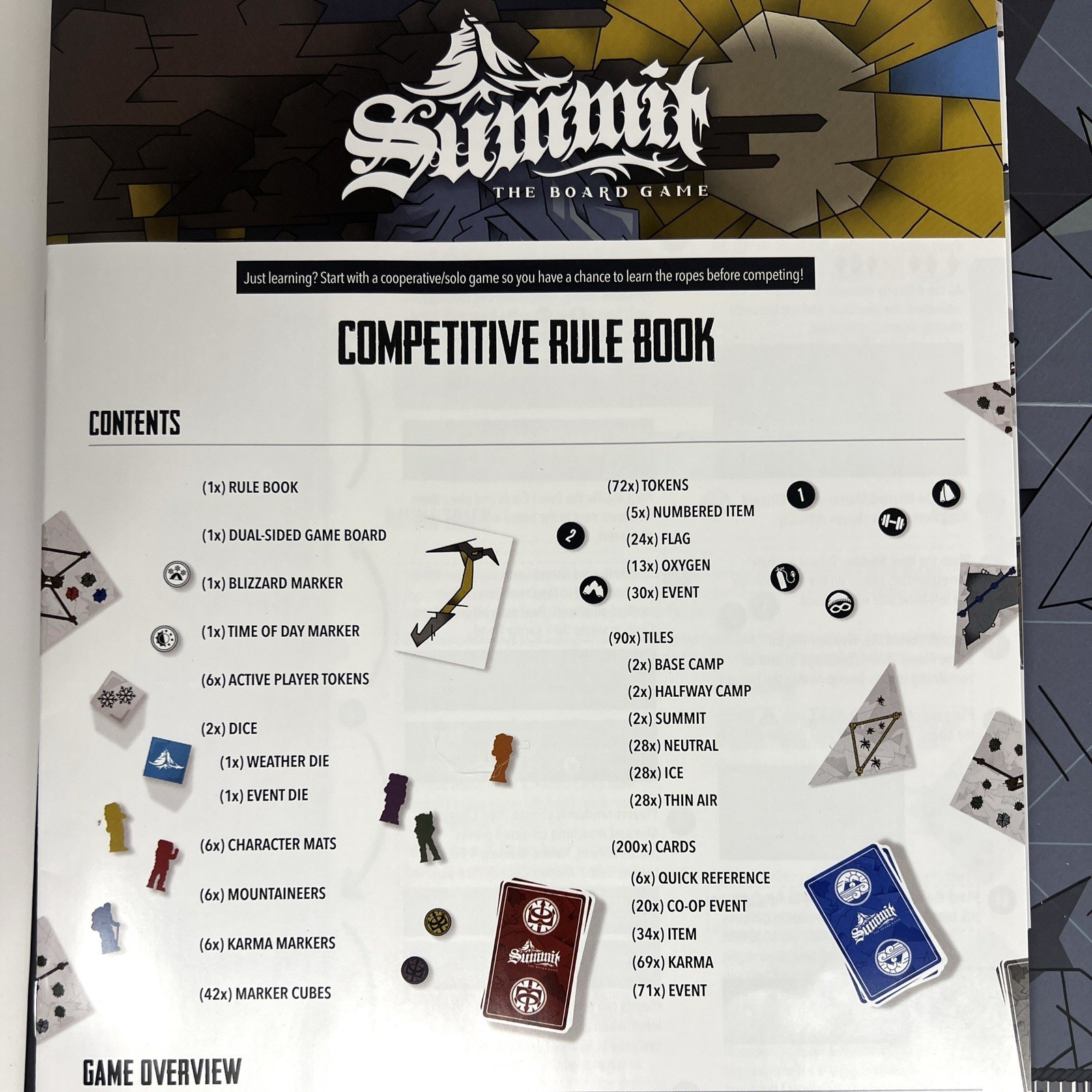Summit Board Game Inside Up Games Mountaineering Game Excellent Condition 100%
