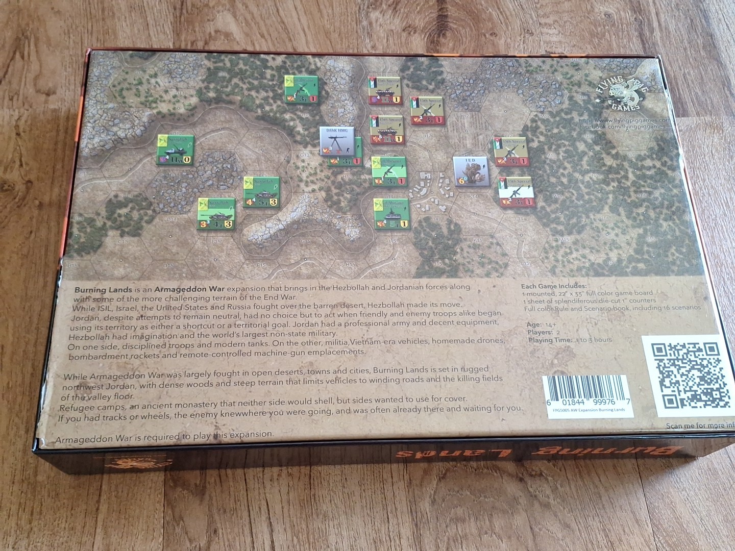 Flying Pig Games The Burning Lands Armageddon War Expansion Unpunched